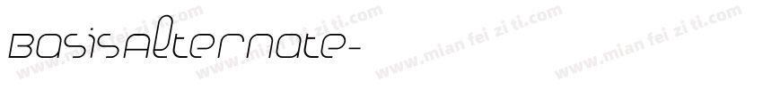 Basis Alternate字体转换